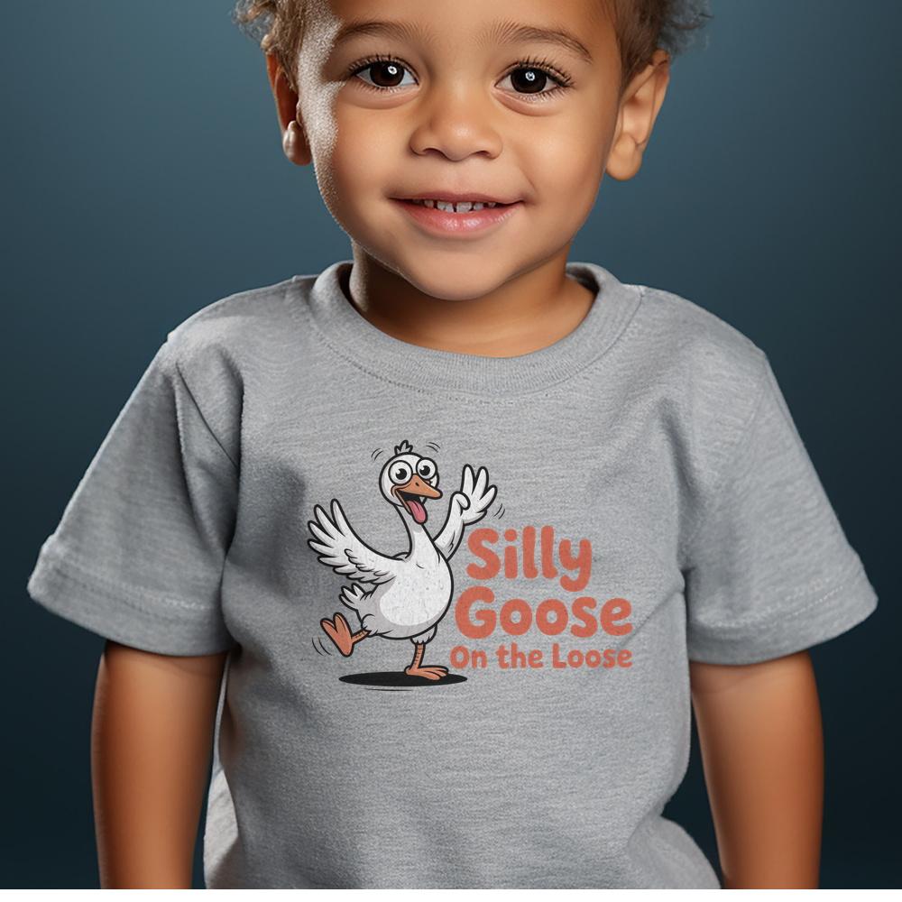 Silly Goose On The Loose Toddler - Athletic Heather