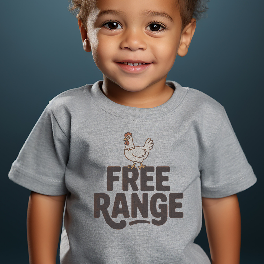 Free Range Toddler - Athletic Heather