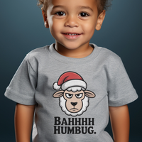 Bahhh Humbug Christmas Toddler - Athletic Heather