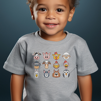 Barnyard Animals Toddler - Athletic Heather