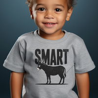 Smart Ass Toddler - Athletic Heather