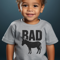 Bad Ass Toddler - Athletic Heather