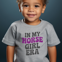 Horse Girl Era Toddler Tee - Athletic Heather