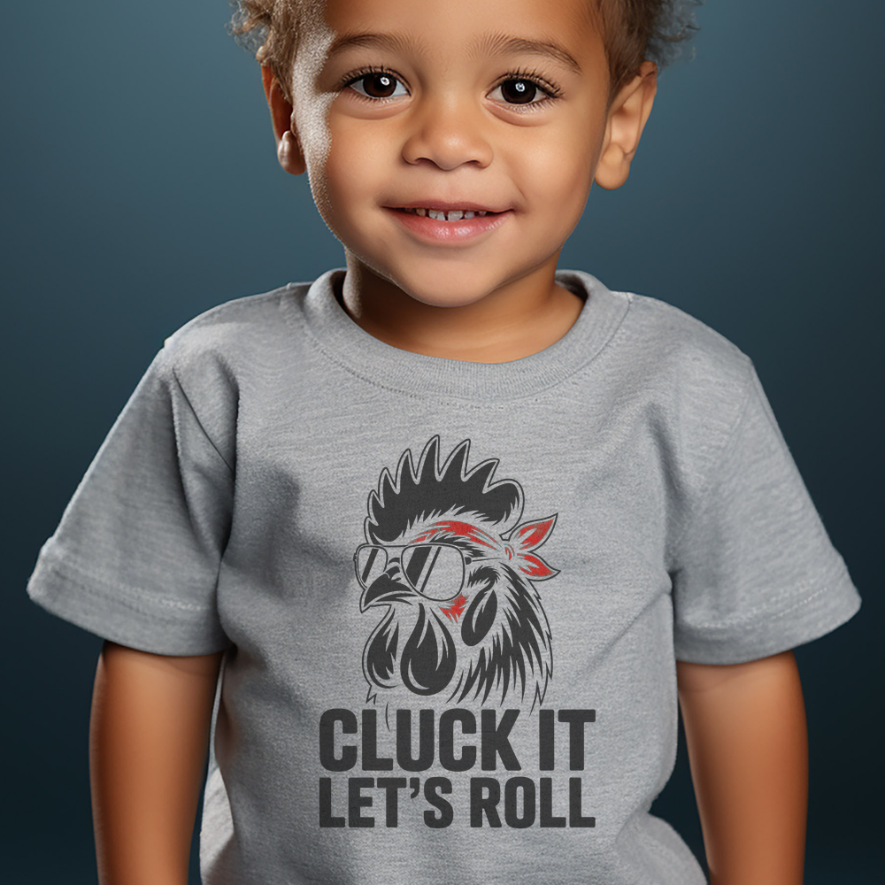 Lets Roll Toddler Tee - Athletic Heather