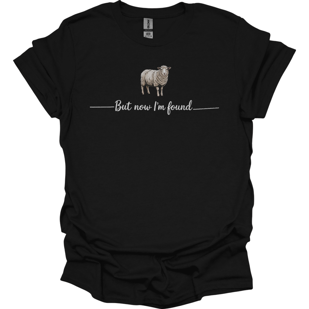 But Now Im Found Spiritual Sheep - Black