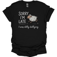 Dilly Dallying Sheep - Black