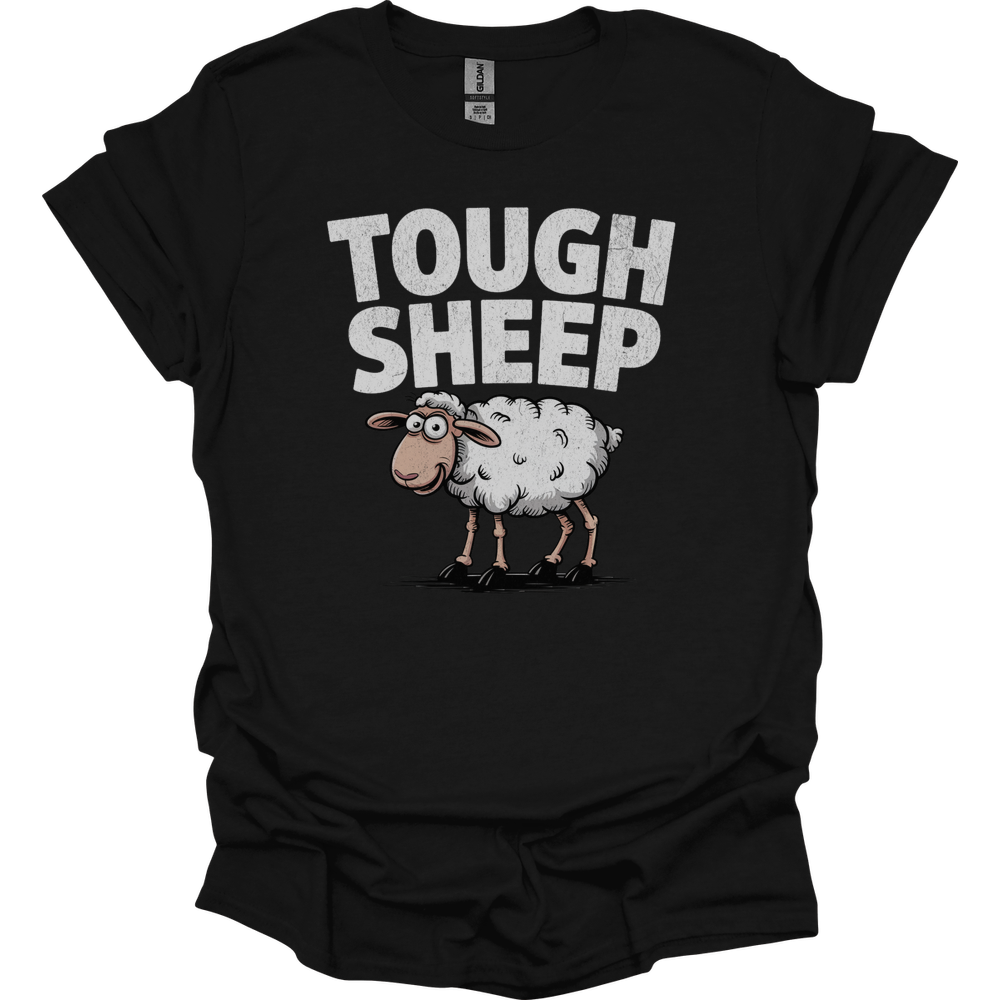 Funny Tough Sheep - Black