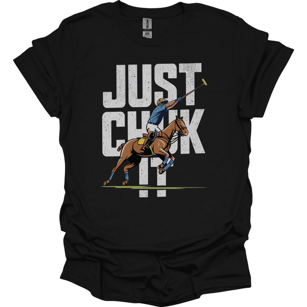 Just Chuk It Polo - Black