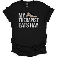 My Therapist Eats Hay - Black