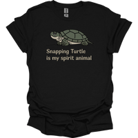 Snapping Turtle Is My Spirit Animal - Black