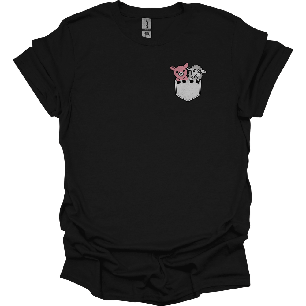 Sheep And Pig In Pocket - Black