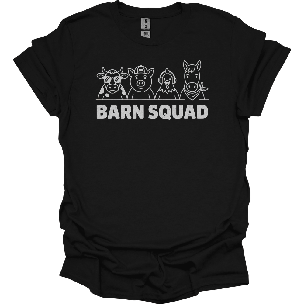 Barn Squad Adult Unisex Tee - Black