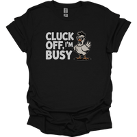 Cluck Off Im Busy Adult Dark - Black
