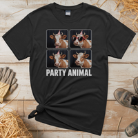 Party Animal (Adult Unisex Tee) - Black