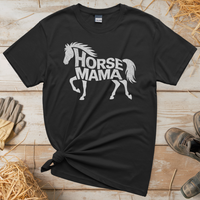 Horse Mama (Adult Unisex Tee) - Black