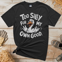 Silly Goose (Adult Unisex Tee) - Black