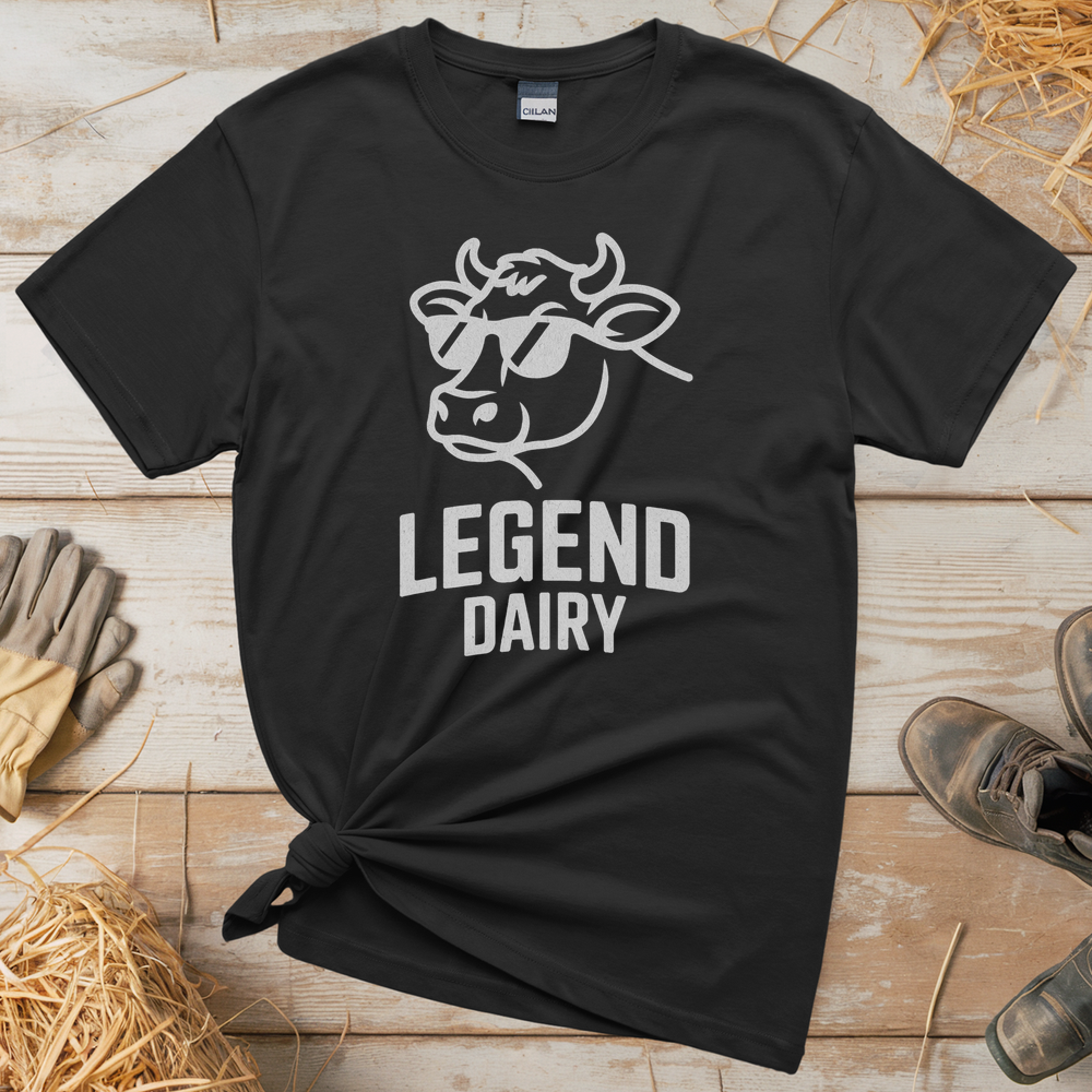 Legend Dairy Adult Tee - Black