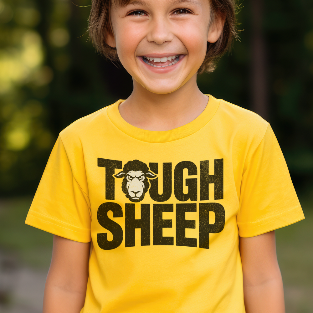 Tough Sheep Child T Shirt - Daisy