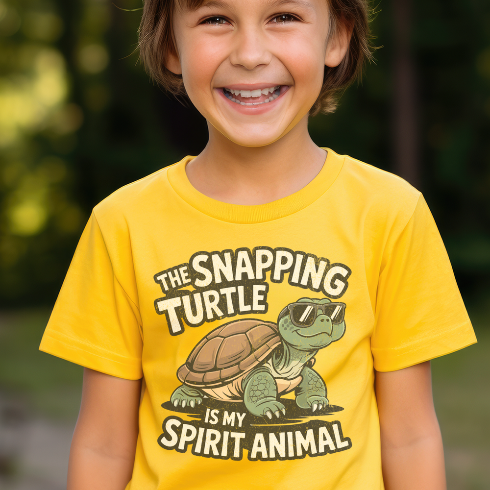 Snapping Turtle Child T Shirt - Daisy