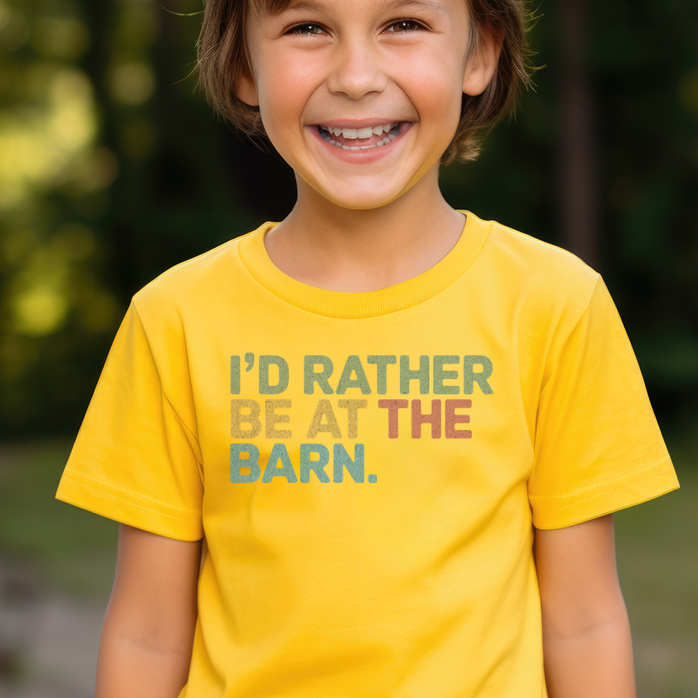 Id Rather Be At The Barn Child - Daisy