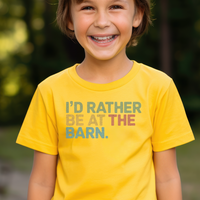 Id Rather Be At The Barn Child - Daisy