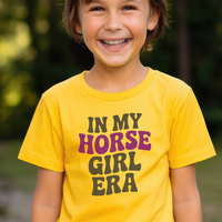 Horse Girl Era Child Tee - Daisy