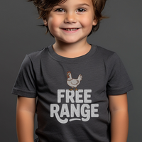 Free Range Toddler - Dark Heather Grey