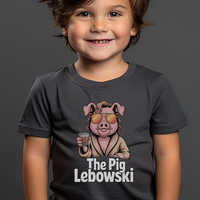 The Pig Lebowski Toddler - Dark Heather Grey