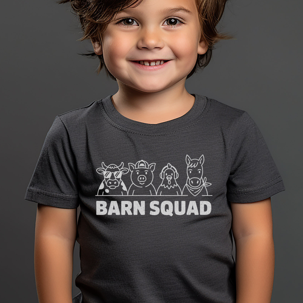 Barn Squad Toddler - Dark Heather Grey