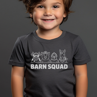 Barn Squad Toddler - Dark Heather Grey