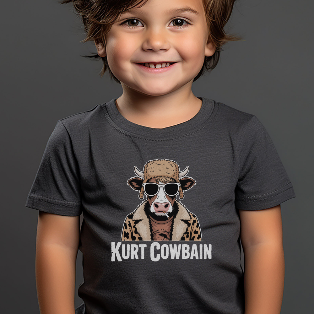Kurt Cowbain Toddler Dark - Dark Heather Grey