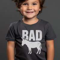 Bad Ass Toddler - Dark Heather Grey