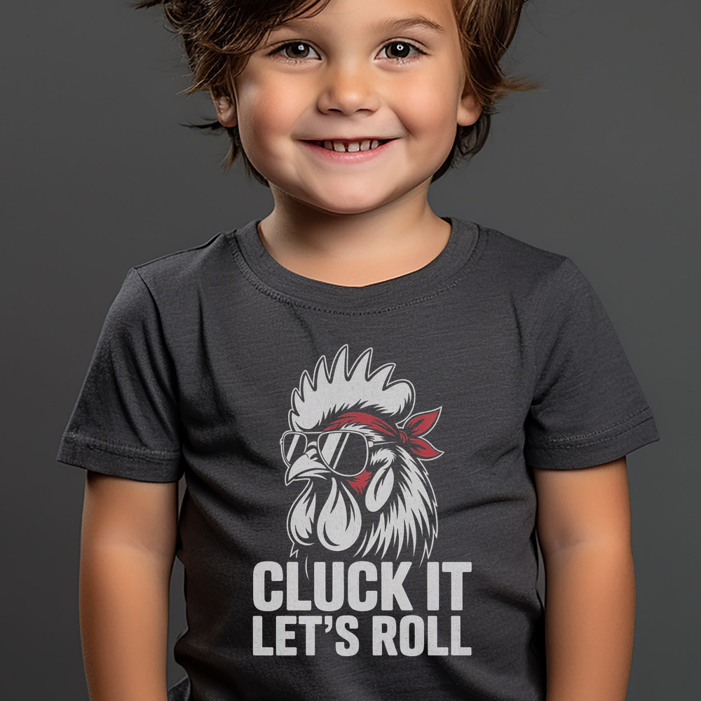 Lets Roll Toddler Tee - Dark Heather Grey