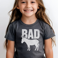 Bad Ass Child T Shirt - Dark Heather