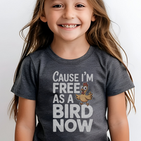 Cause Im Free As A Bird Now Child - Dark Heather