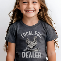 Local Egg Dealer Child - Dark Heather