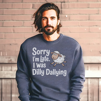Dilly Dallying (Adult Sweatshirt) - Dark Heather