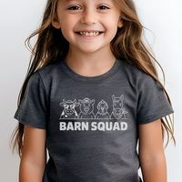 Barn Squad Child - Dark Heather