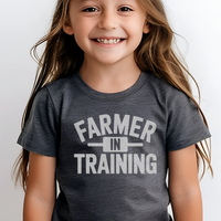 Farmer In Training Child Dark - Dark Heather