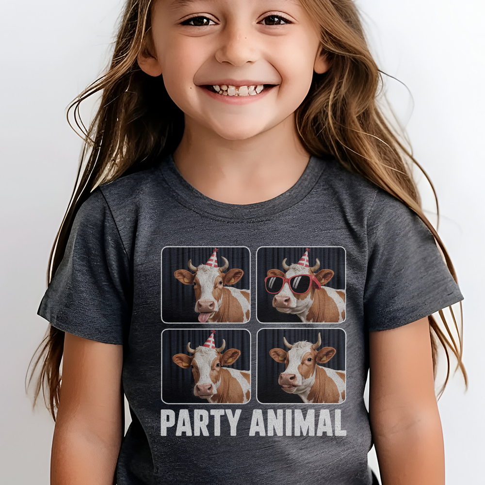 Party Animal Child Dark - Dark Heather