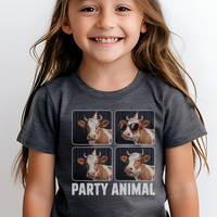 Party Animal Child Dark - Dark Heather