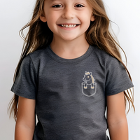 Horse In Pocket Child - Dark Heather