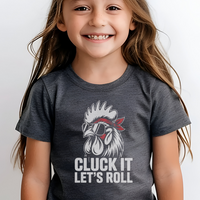 Lets Roll Child Tee - Dark Heather
