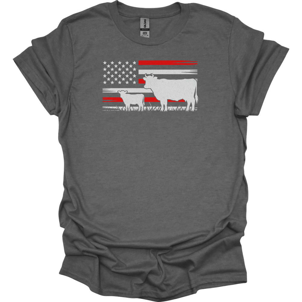 Usa Cow Farm - Graphite Heather