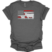 Usa Cow Farm - Graphite Heather