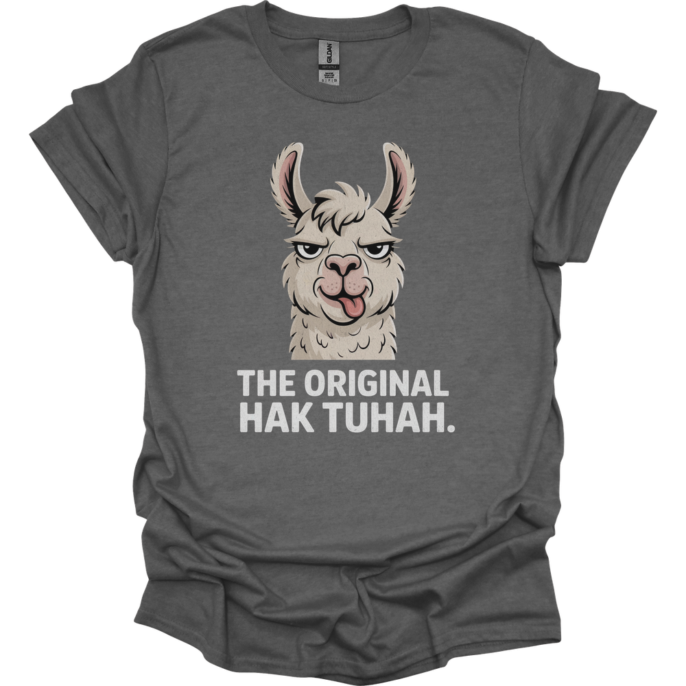 The Original Hawk Tuhah (Adult Unisex Tee) - Graphite Heather