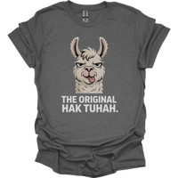 The Original Hawk Tuhah (Adult Unisex Tee) - Graphite Heather
