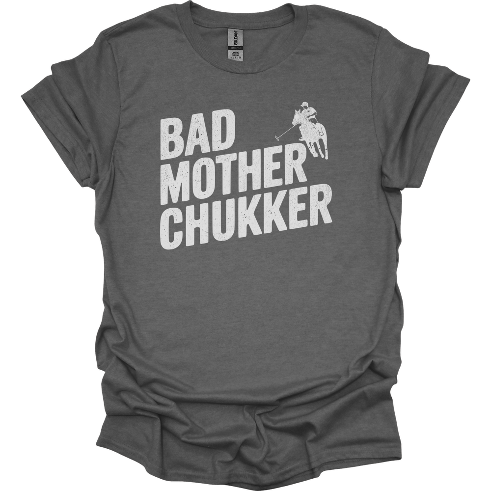 Bad Mother Chukker Polo - Graphite Heather