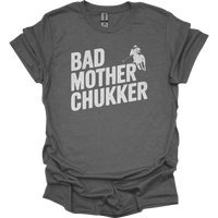 Bad Mother Chukker Polo - Graphite Heather