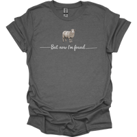 But Now Im Found Spiritual Sheep - Graphite Heather